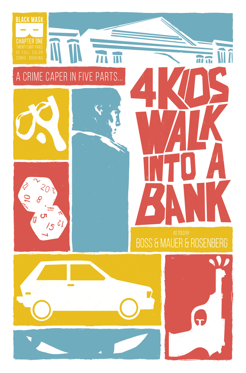 Illustration for article titled 4 Kids Walk Into a Bank Is the New Comic From the Man Behind We Can Never Go Home
